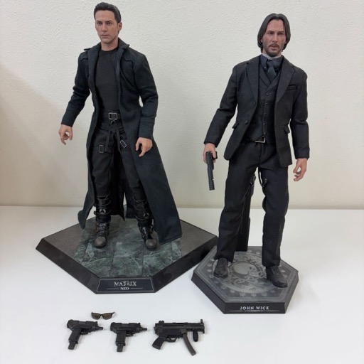 ホットトイズ ジョン・ウィック チャプター2 キアヌ・リーブス 他 1/6 まとめて